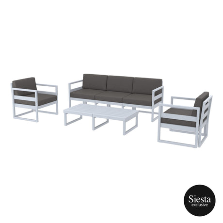 FL Mykonos Hospitality Outdoor XL Lounge Set with Cushion