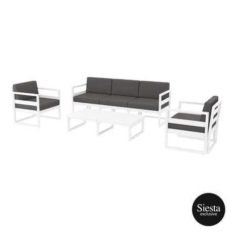 FL Mykonos Hospitality Outdoor XL Lounge Set with Cushion