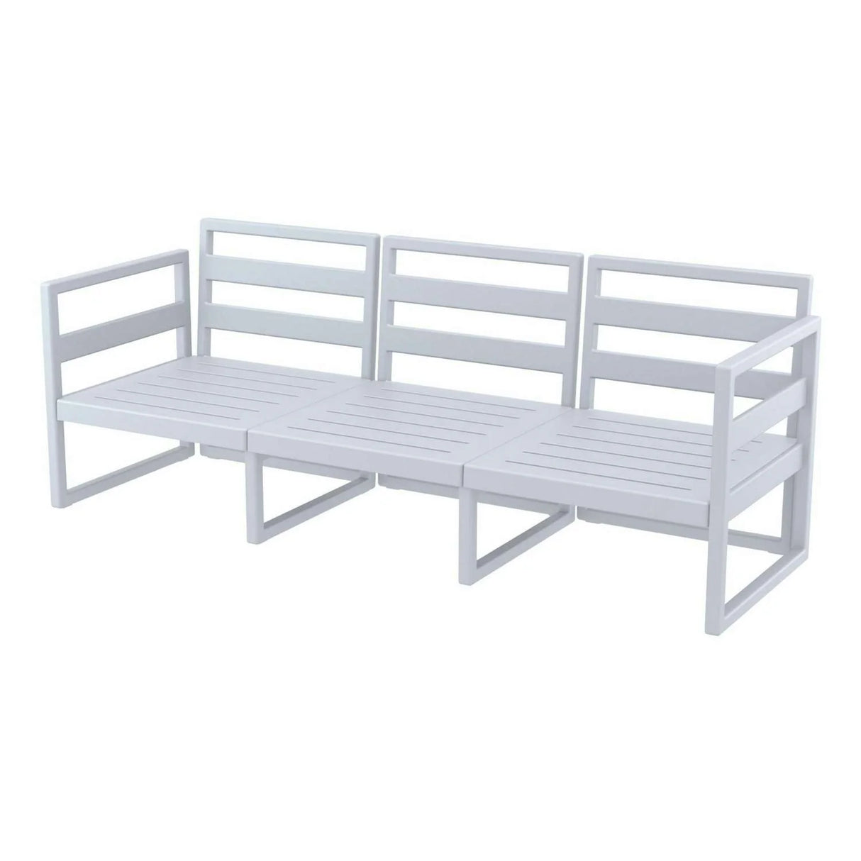 FL Mykonos Aluminium Hospitality Outdoor 5 Seater Lounge Set