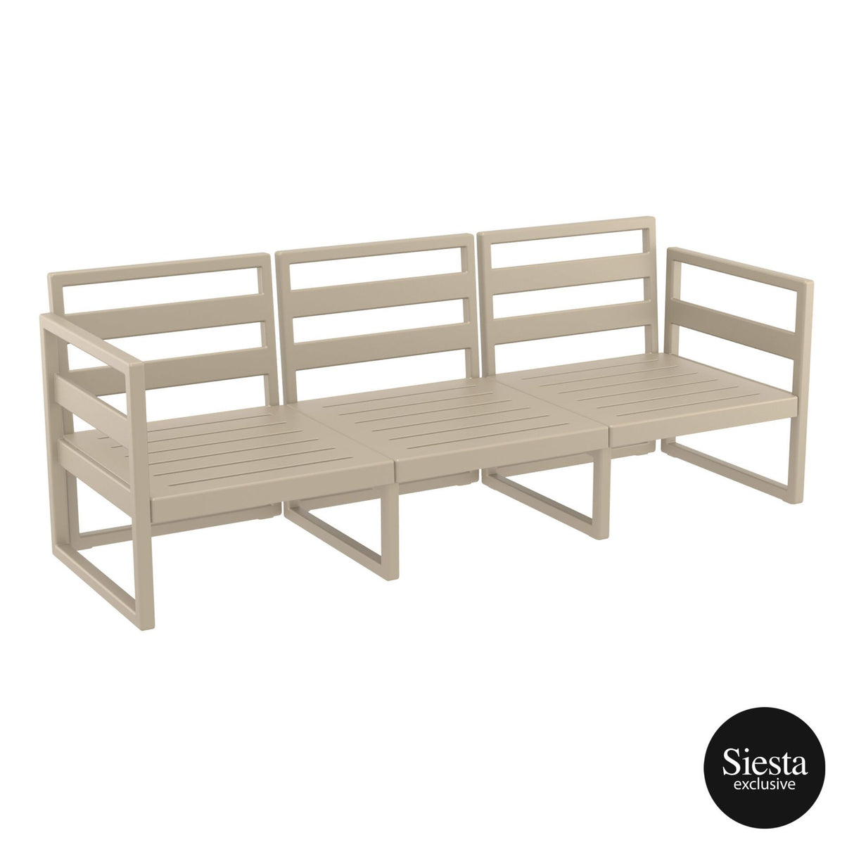 FL Mykonos Hospitality Outdoor 3 Seater Lounge