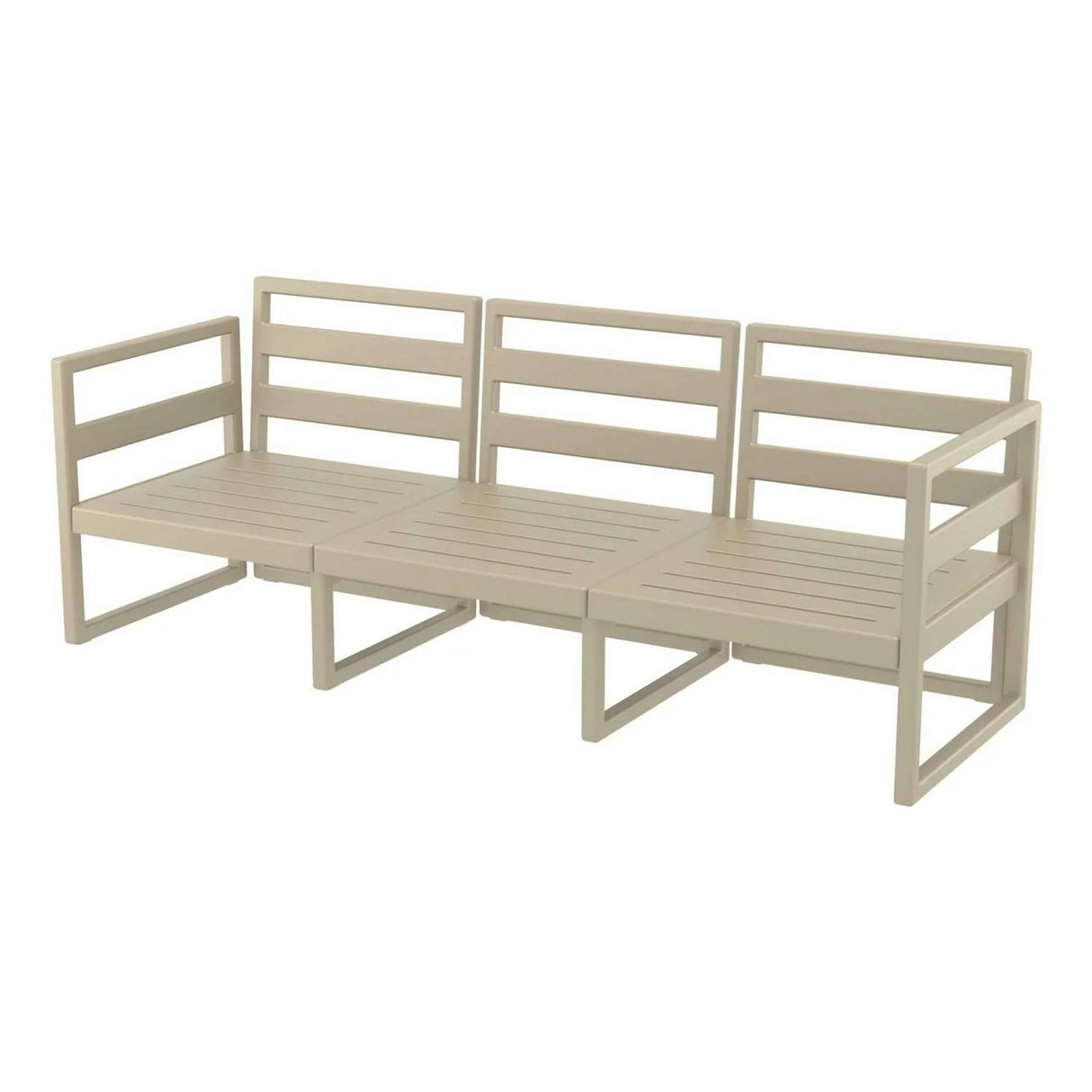 FL Mykonos Aluminium Hospitality Outdoor 5 Seater Lounge Set