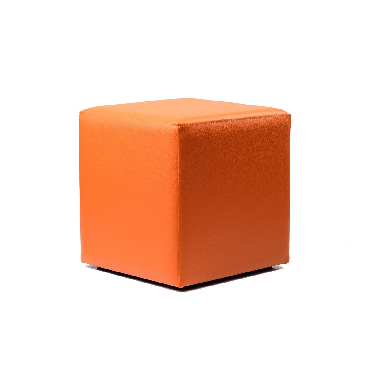 FL PU Leather Cube Ottoman for Reception Area