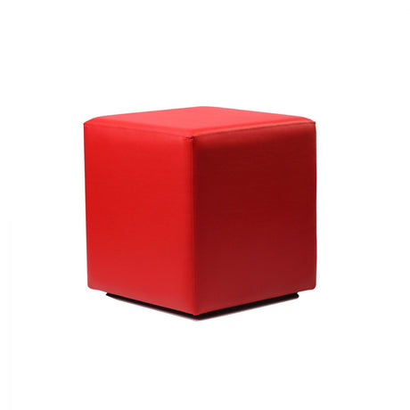 FL PU Leather Cube Ottoman for Reception Area