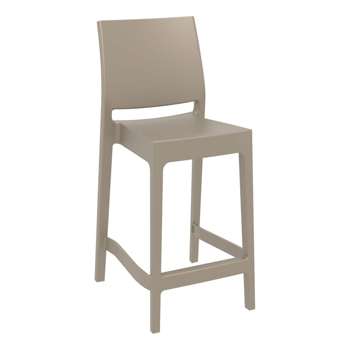 FL Maya Hospitality Outdoor Stackable Bar Stool