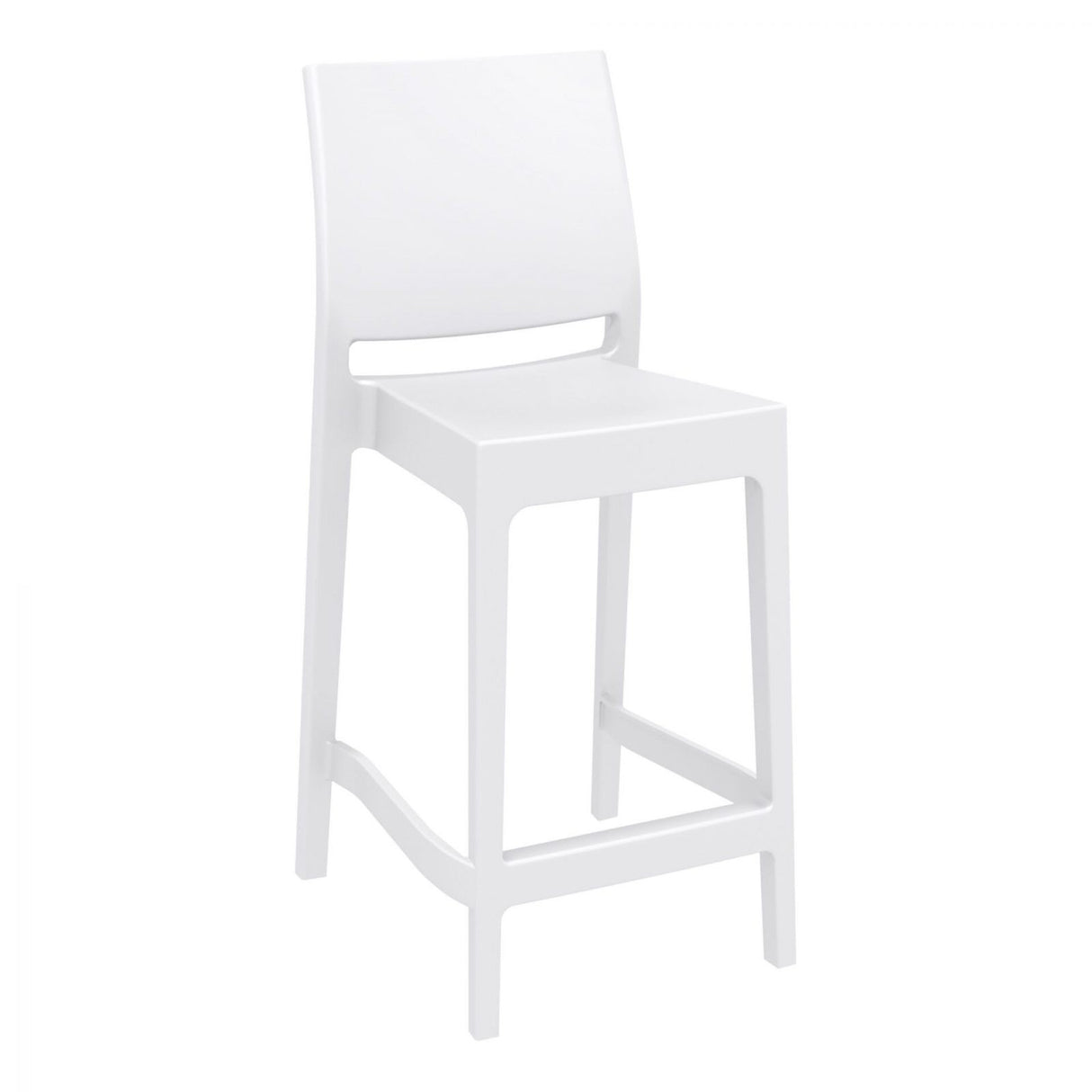FL Maya Hospitality Outdoor Stackable Bar Stool