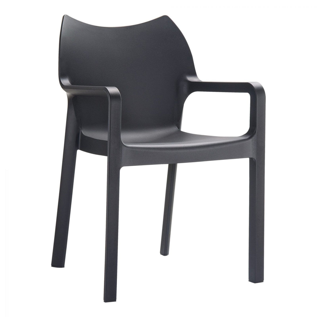 FL Diva Hospitality Stackable Outdoor Chair