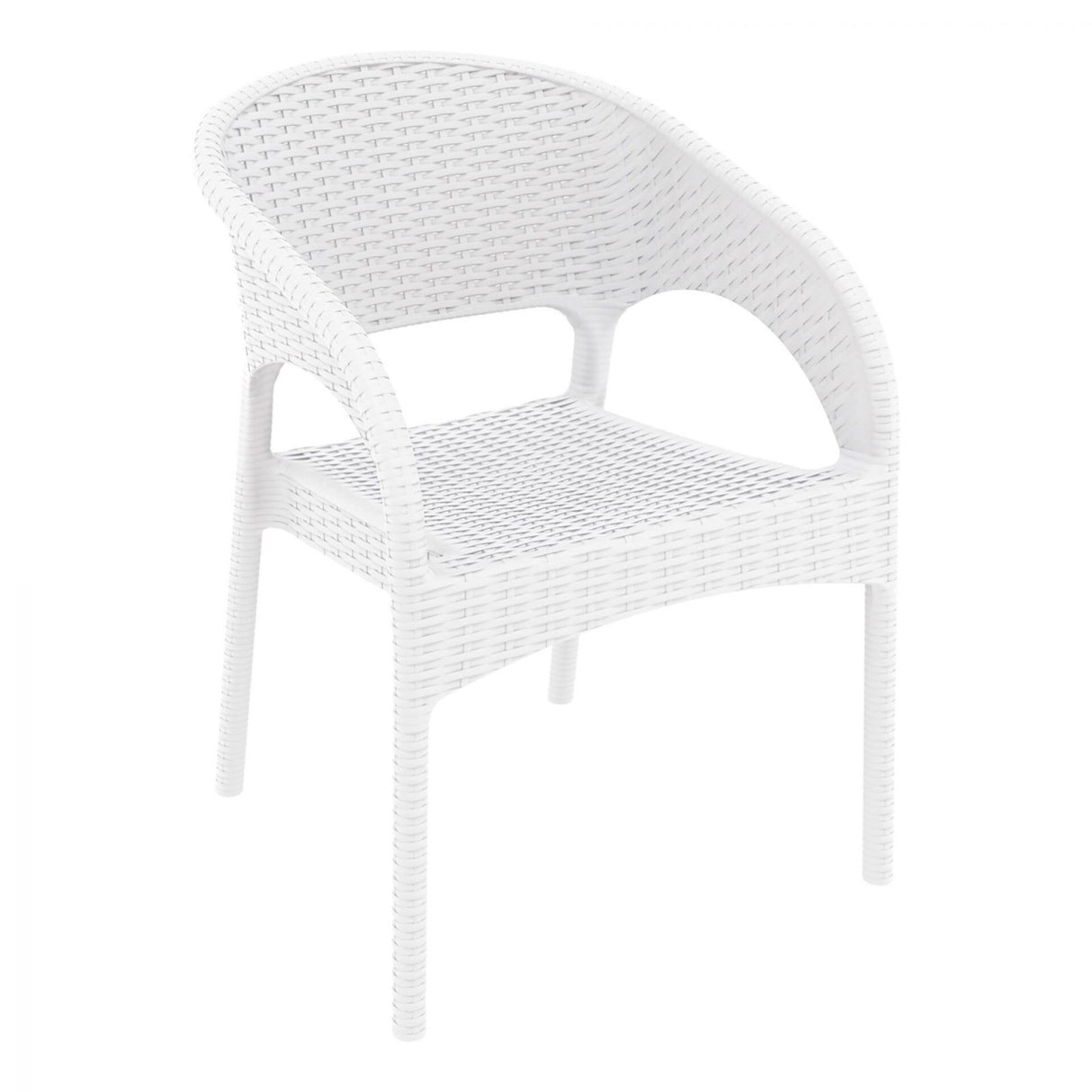 FL 7 Piece Outdoor Extendable Dining Table Setting with Panama Rattan Armchair