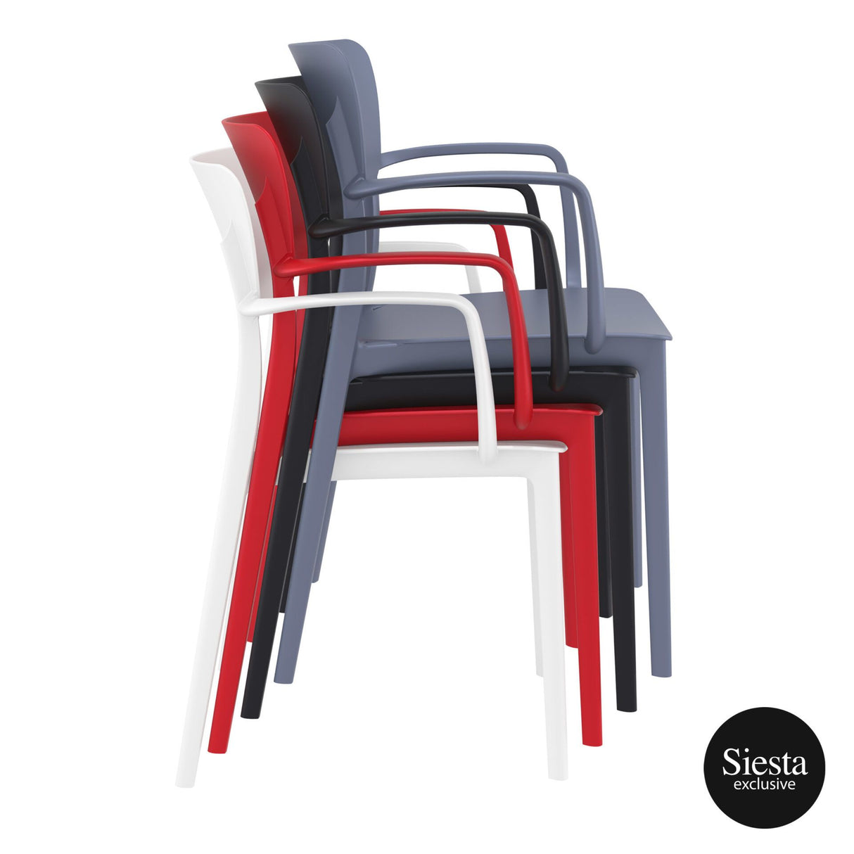 FL Lisa Hospitality Outdoor Stackable Armchair