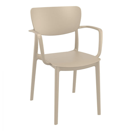 FL Lisa Hospitality Outdoor Stackable Armchair