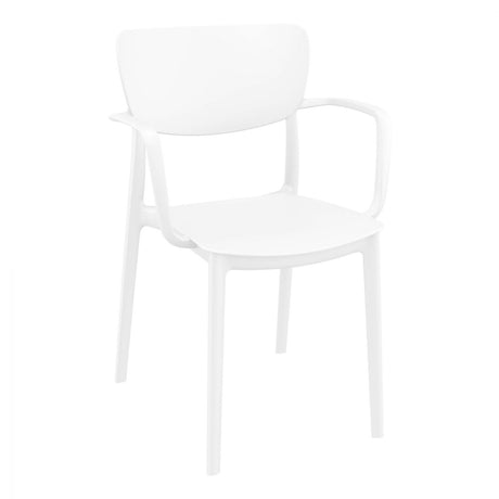 FL Lisa Hospitality Outdoor Stackable Armchair