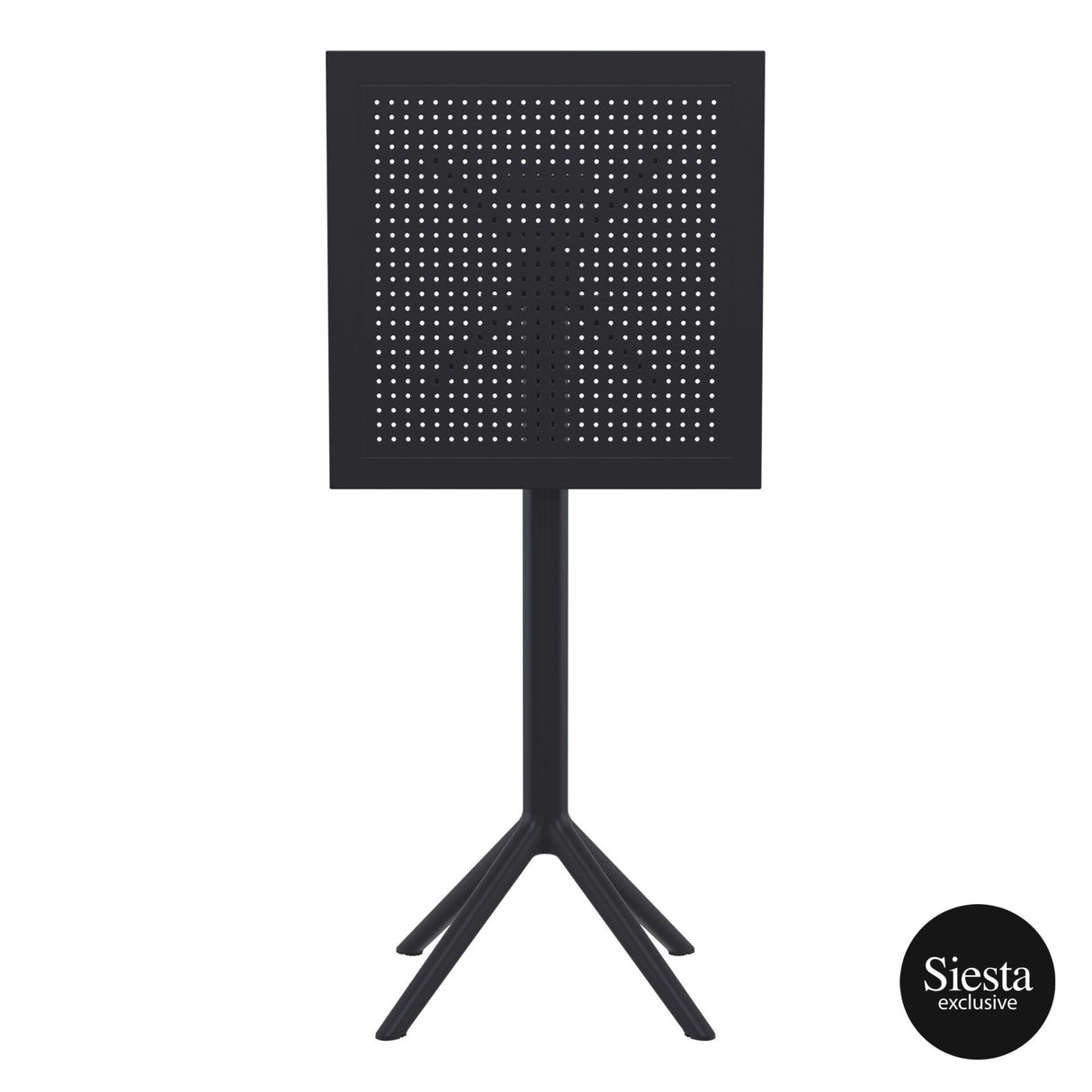 FL Sky Hospitality Square Folding Bar Table & Marcel Barstool Set