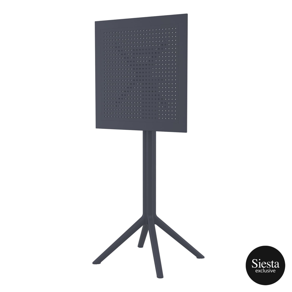 FL Sky Hospitality Square Folding Bar Table & Marcel Barstool Set