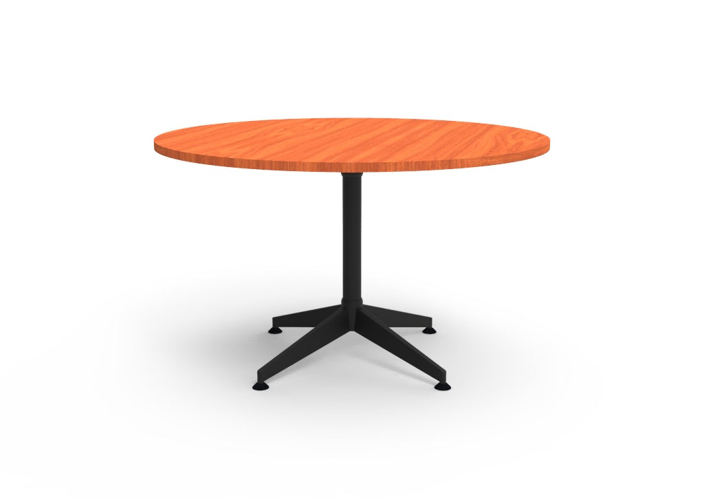 RL Typhoon Black Base Round Meeting Table