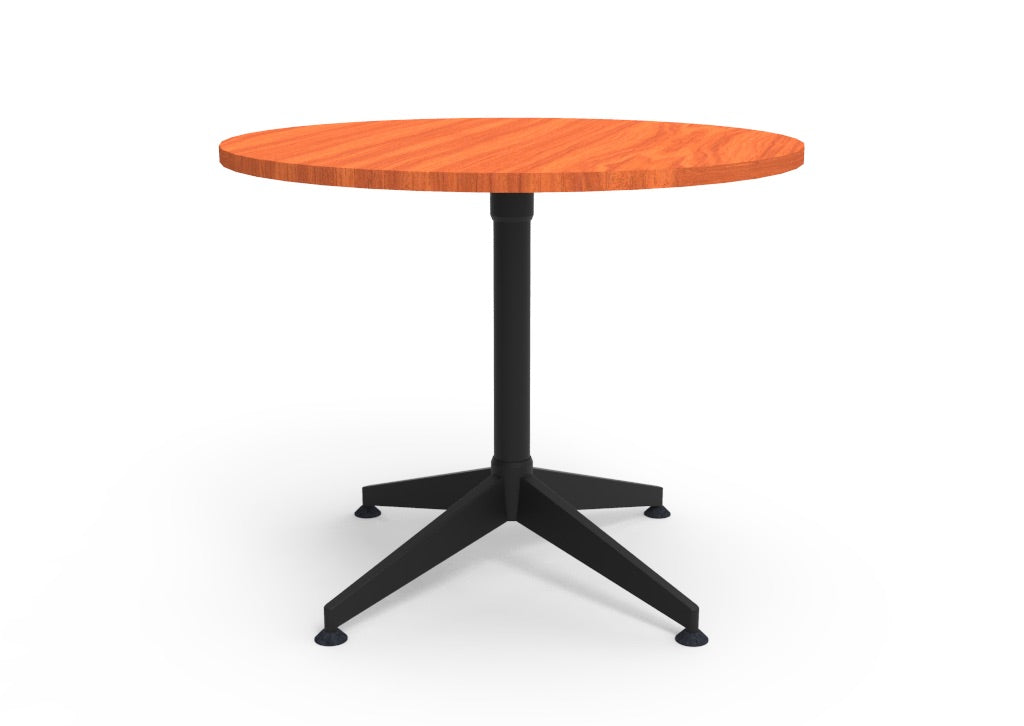 RL Typhoon Black Base Round Meeting Table