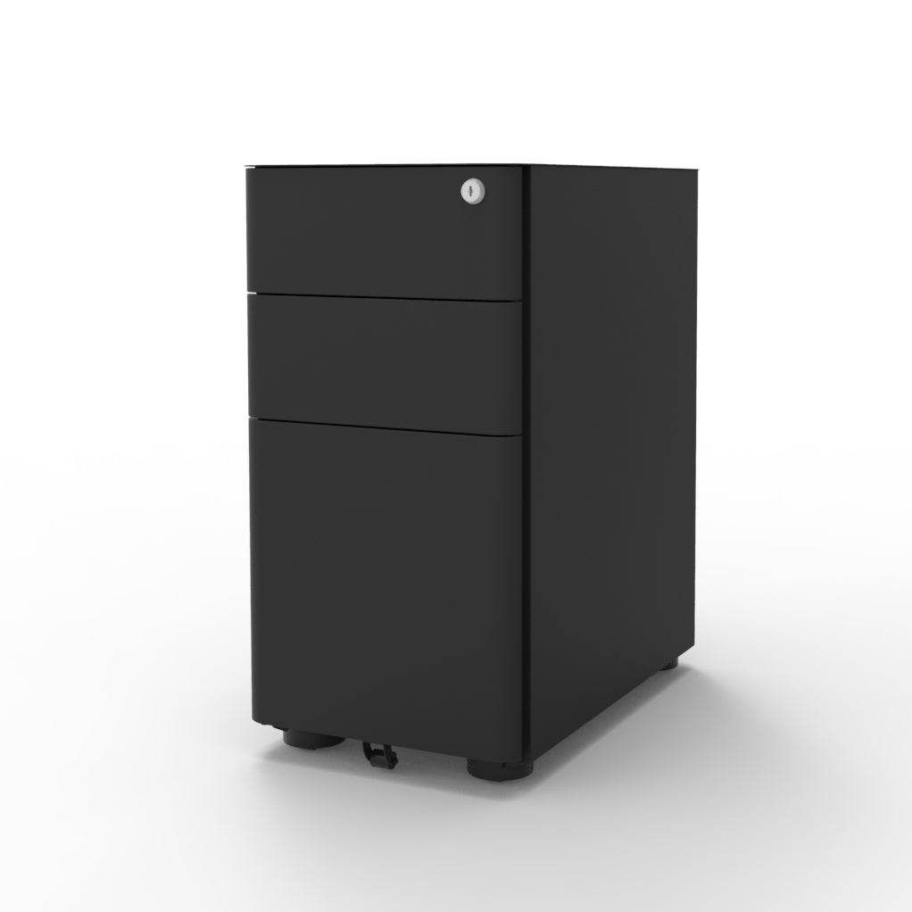 RL Eternity Slimline 2 Lockable Drawer 1 Filing Drawer Mobile Pedestal