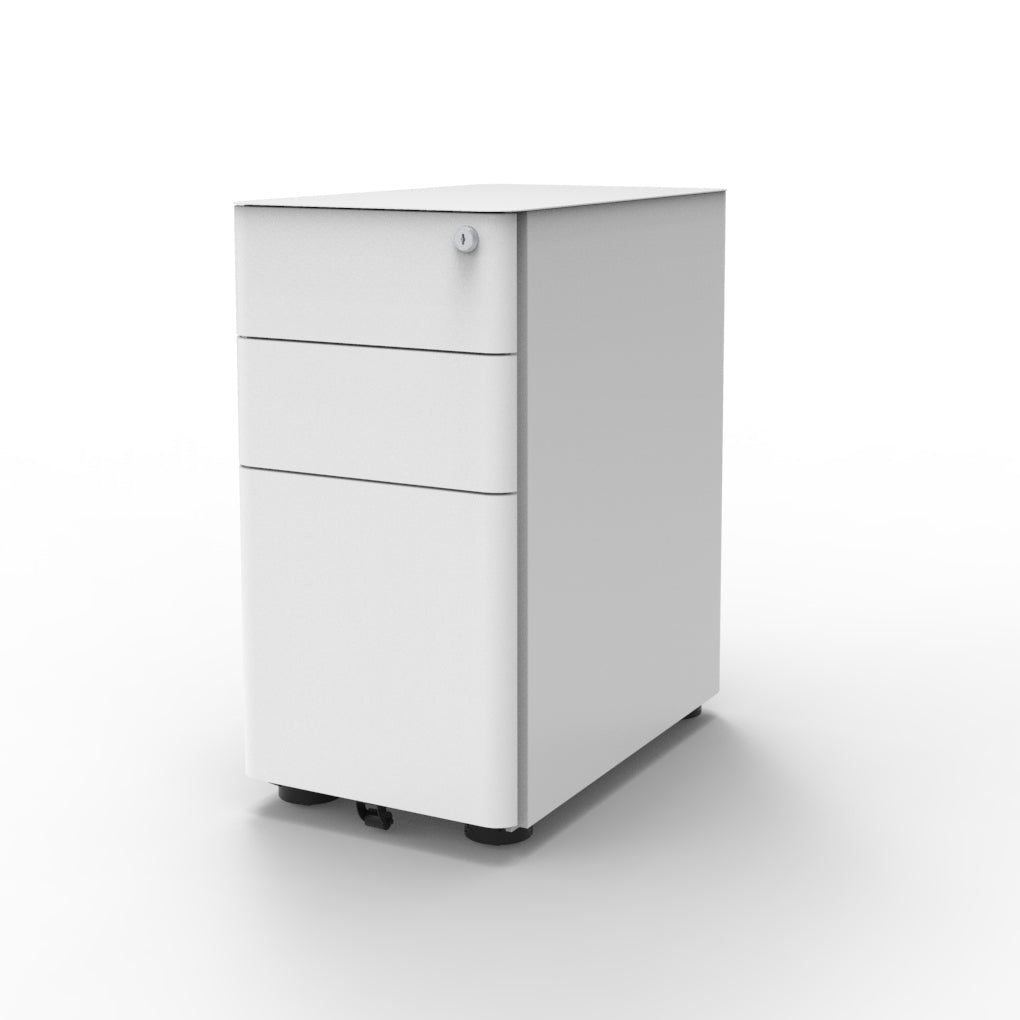 RL Eternity Slimline 2 Lockable Drawer 1 Filing Drawer Mobile Pedestal