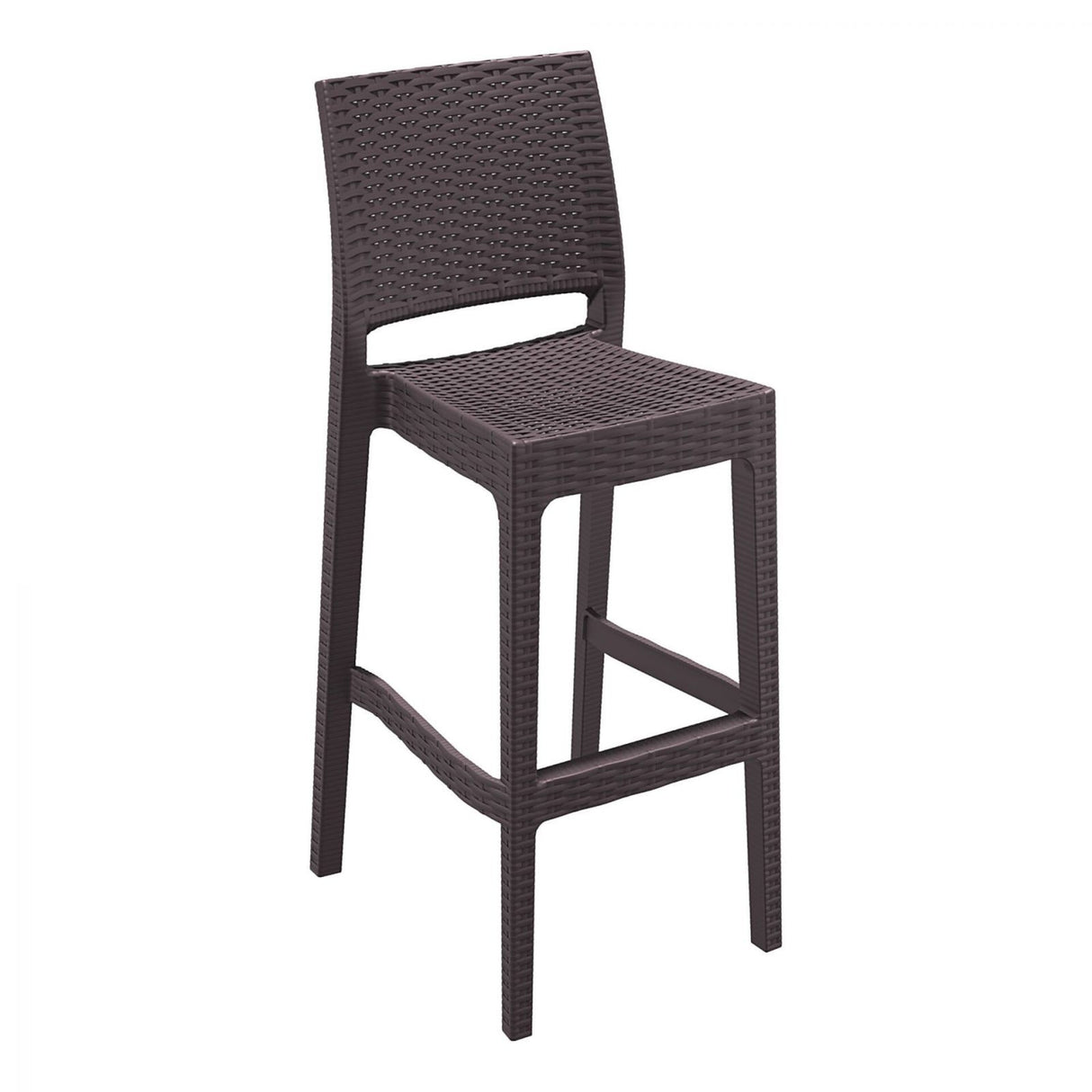 FL Jamaica Hospitality Outdoor Stackable Bar Stool