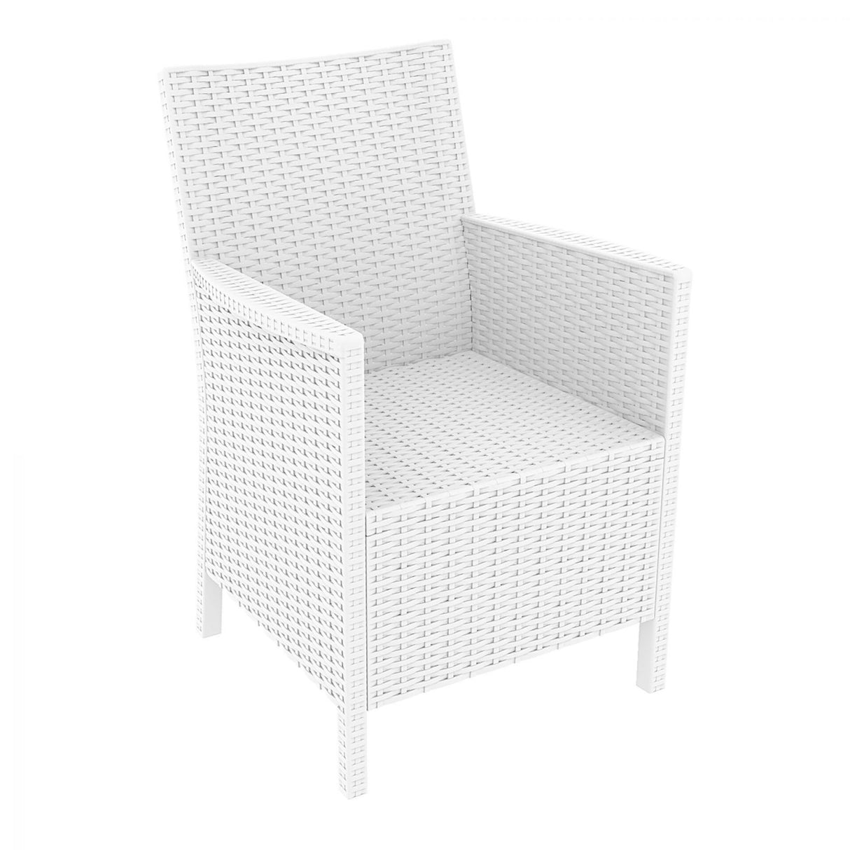 FL California 3 Piece Outdoor Chat Setting with Side Table