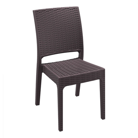 FL Florida Hospitality Outdoor Stackable Chair