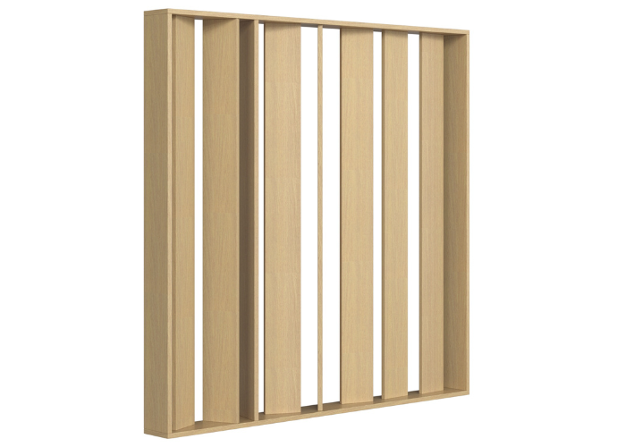 DD Rotating Slat Wall Space Divider