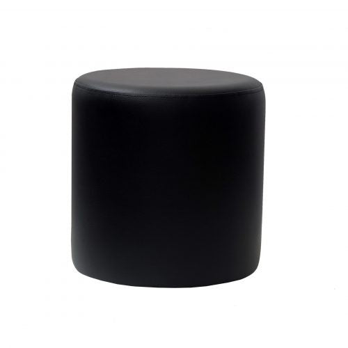 FL PU Leather Round Ottoman for Reception Area