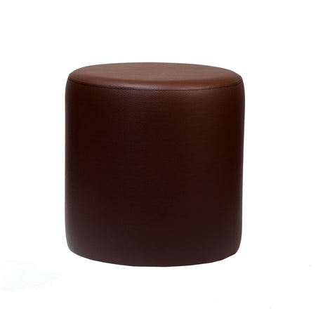 FL PU Leather Round Ottoman for Reception Area