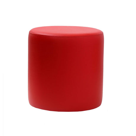 FL PU Leather Round Ottoman for Reception Area
