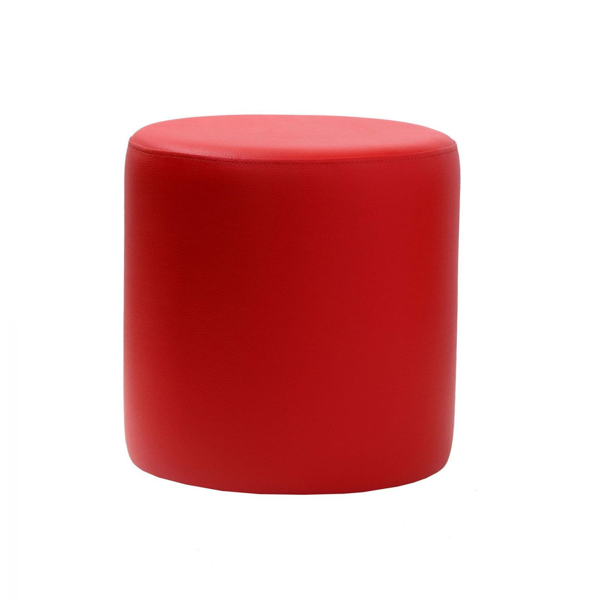 FL PU Leather Round Ottoman for Reception Area