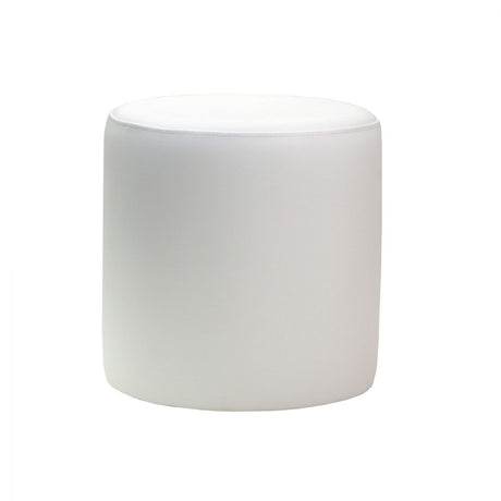 FL PU Leather Round Ottoman for Reception Area