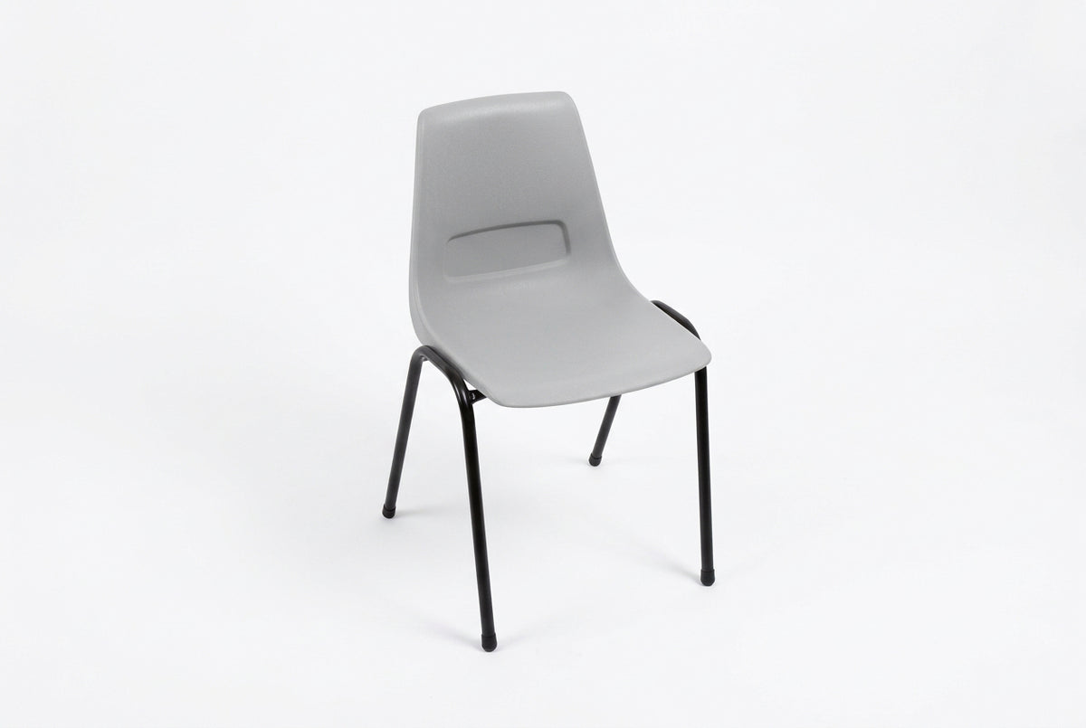 MA Shell Stackable Metal 4 Leg Visitor Chair