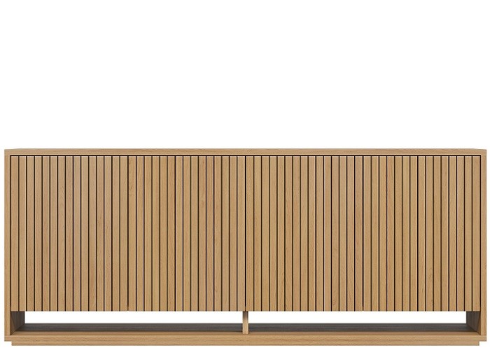 DD Vibe Ink Line 4 Door Credenza Buffet