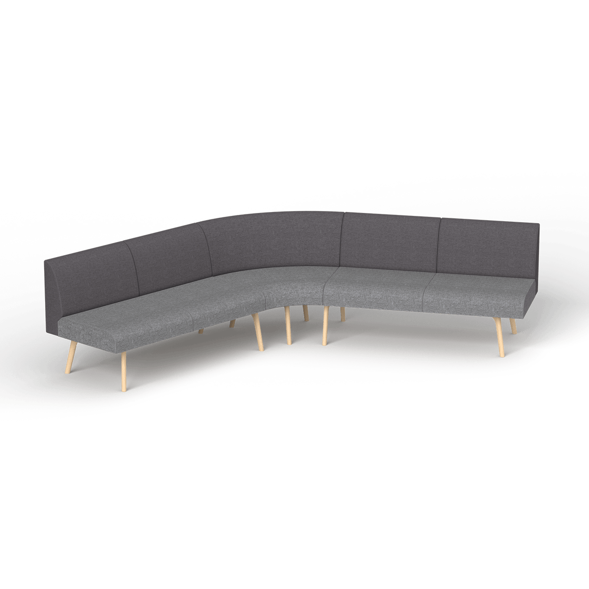 OL Willow Fabric Upholstered Reception Area Corner Sofa