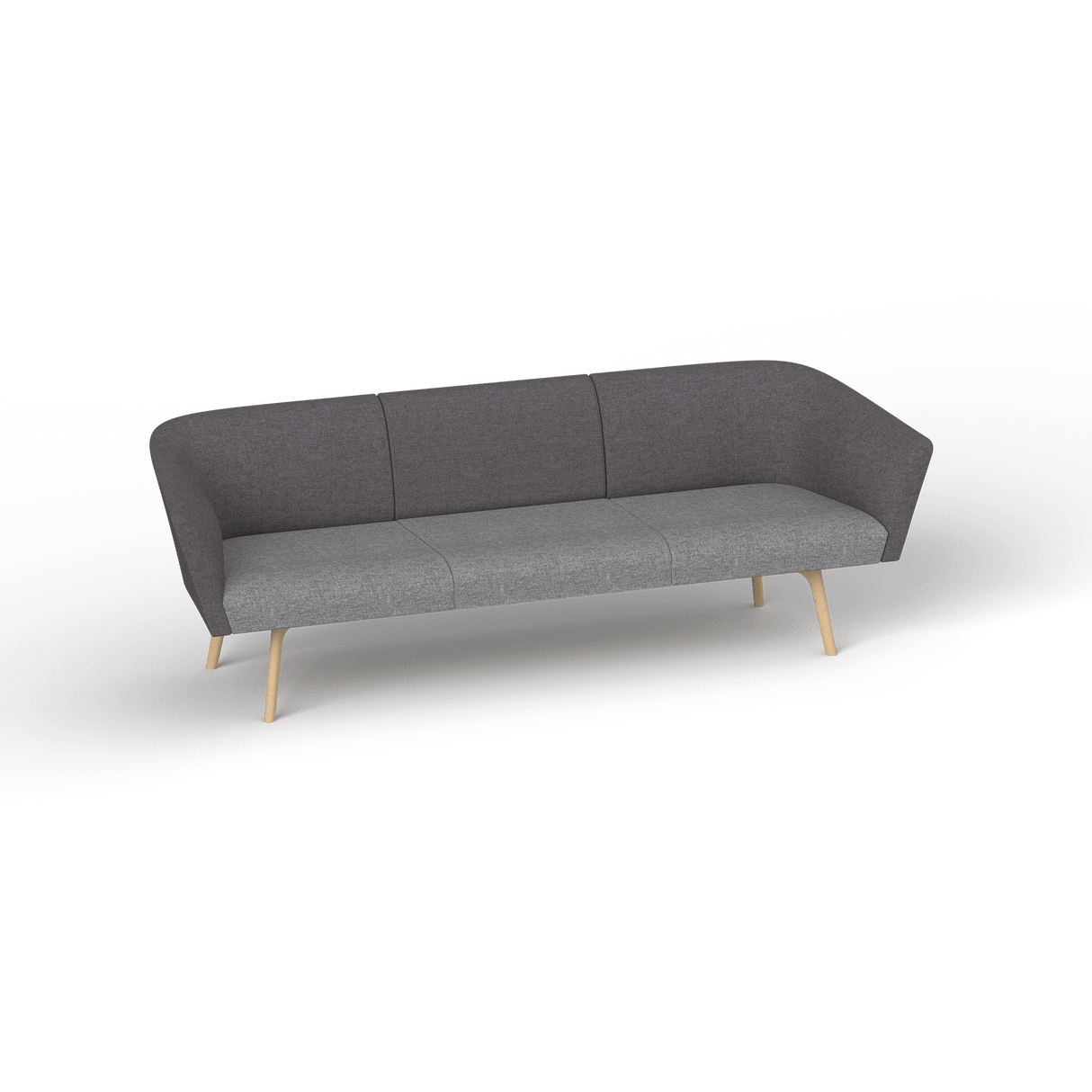 OL Willow Fabric Upholstered Reception Area Sofa with Arms