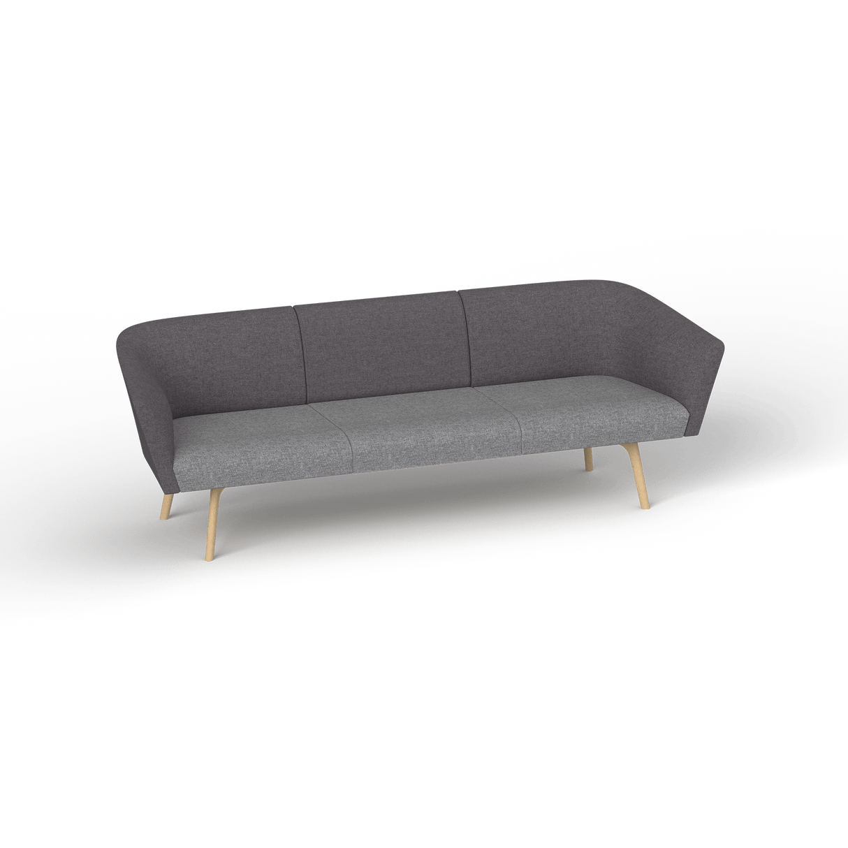 OL Willow Fabric Upholstered Reception Area Sofa with Arms