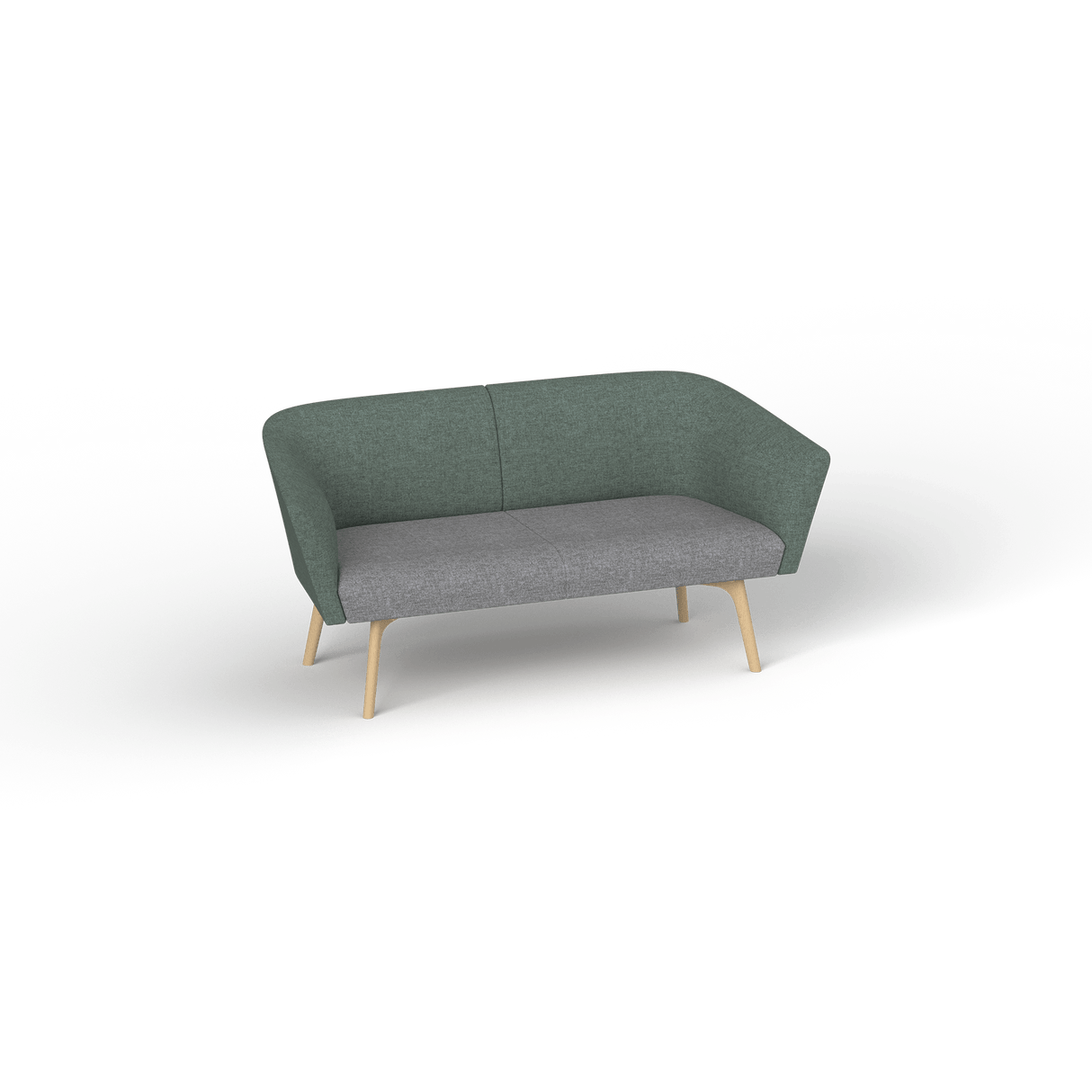 OL Willow Fabric Upholstered Reception Area Sofa with Arms