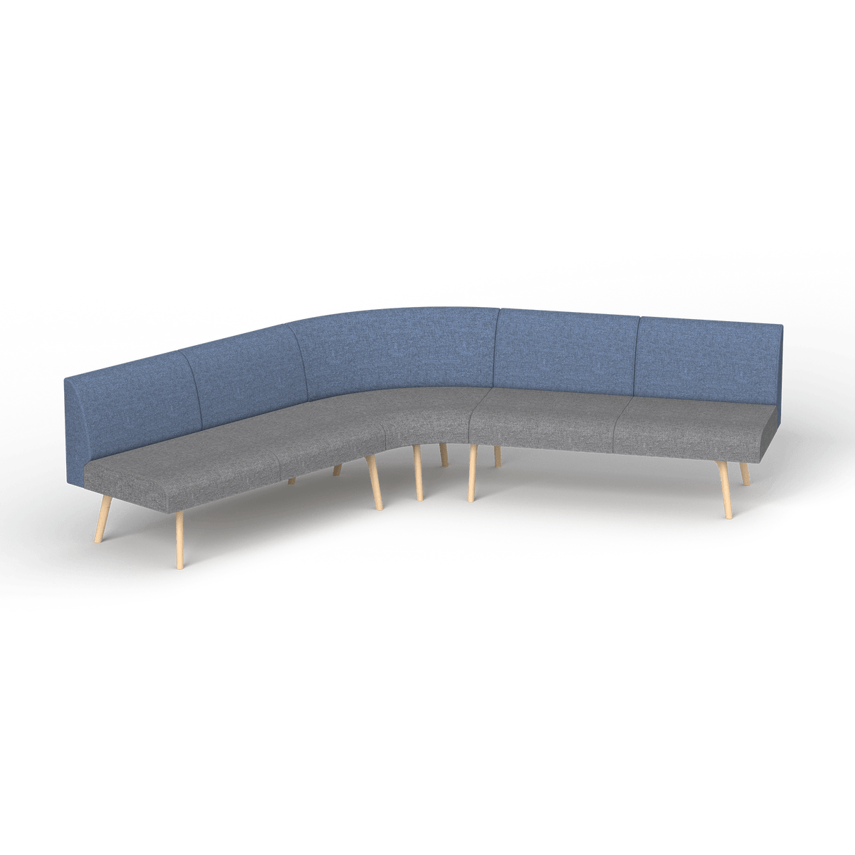 OL Willow Fabric Upholstered Reception Area Corner Sofa