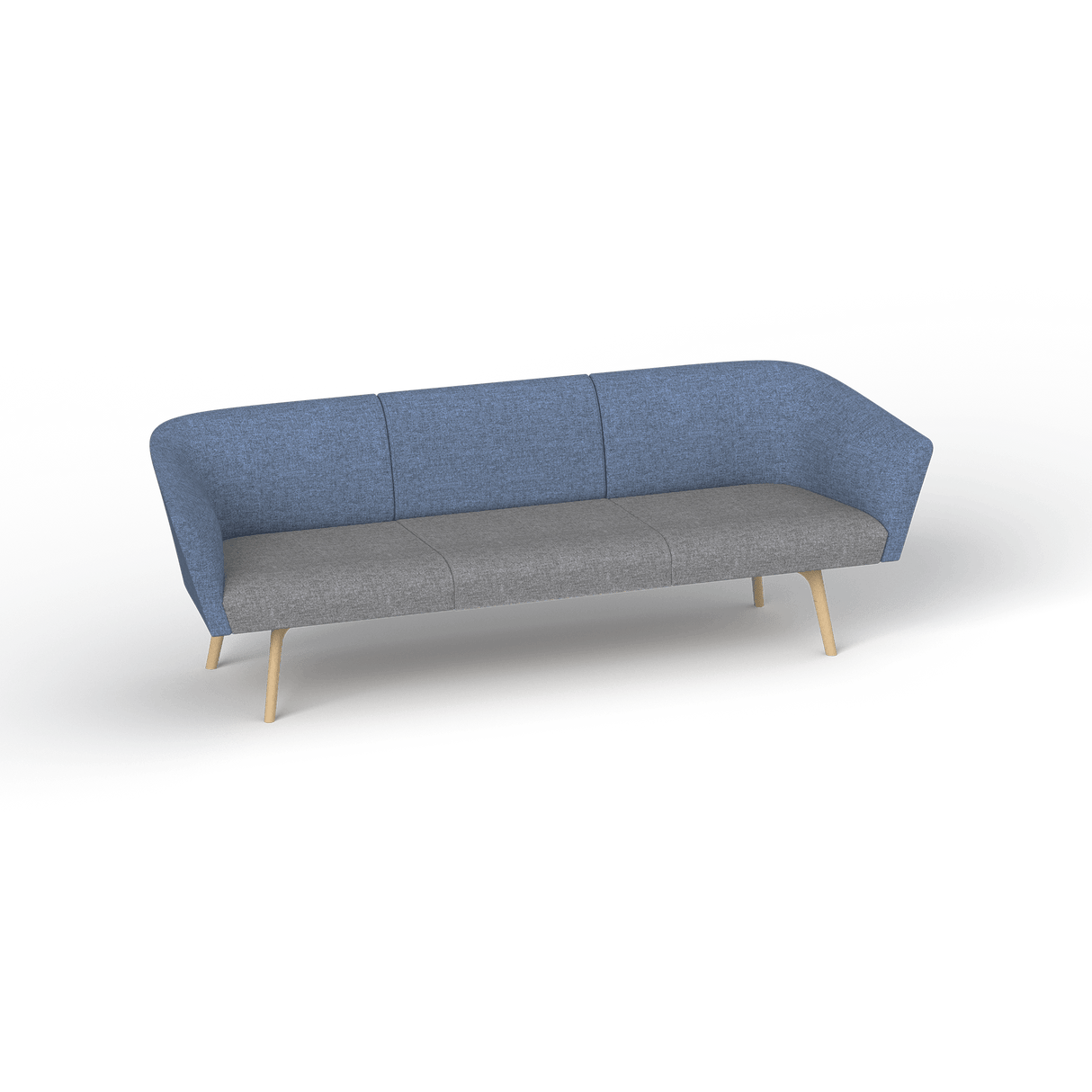 OL Willow Fabric Upholstered Reception Area Sofa with Arms