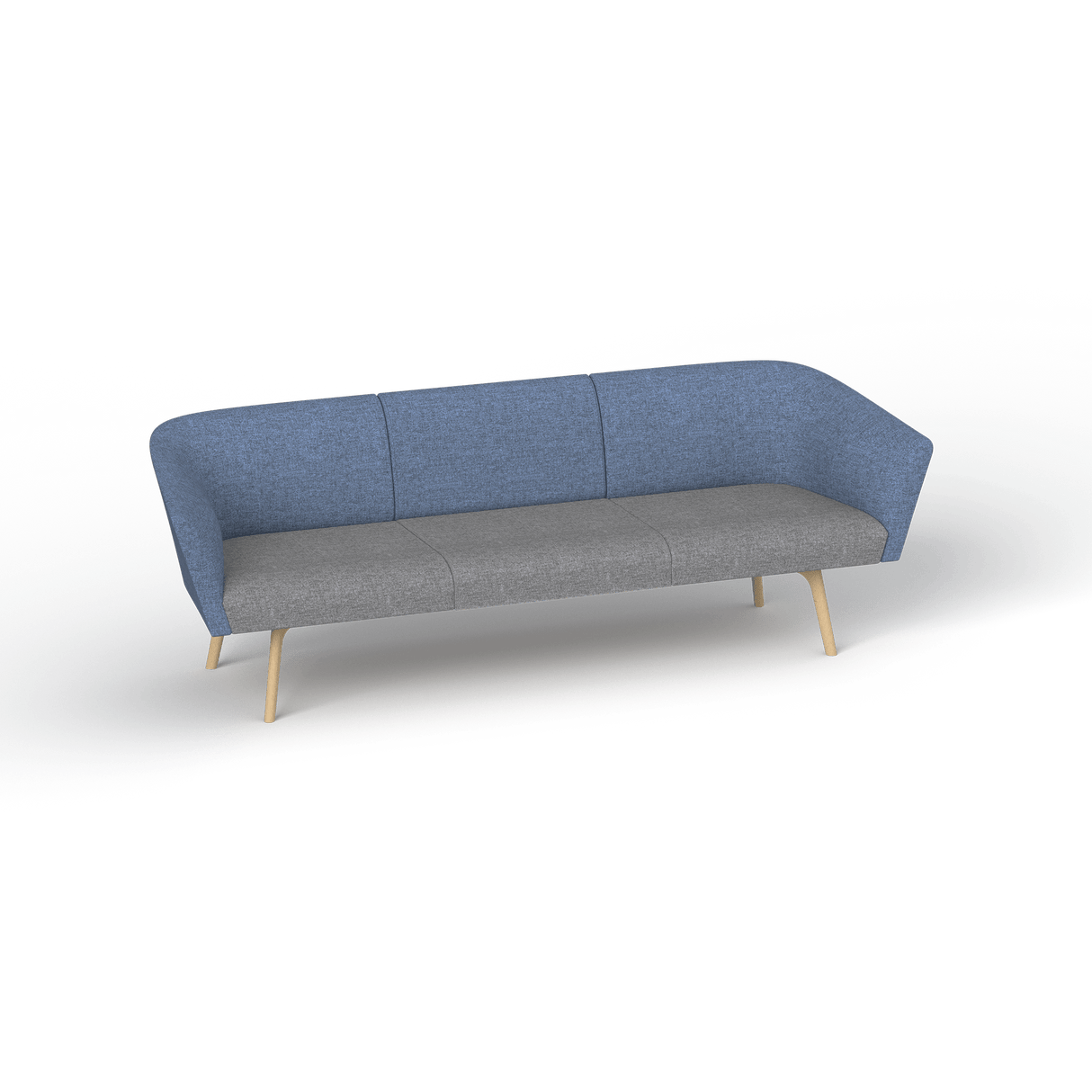 OL Willow Fabric Upholstered Reception Area Sofa with Arms