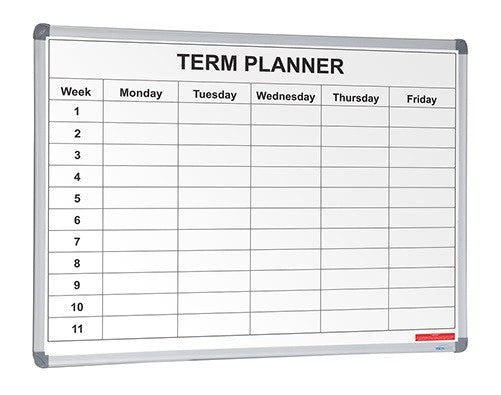VC 4 Term School Planner Whiteboard