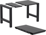 FL Vegas Hospitality Outdoor Extendable Bar Table