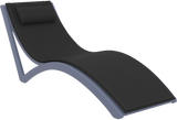 FL Slim Hospitality Stackable Sunlounger with Cushion & Pillow