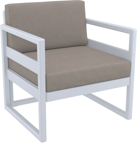 FL Mykonos Hospitality Outdoor Lounge Armchair with Cushion