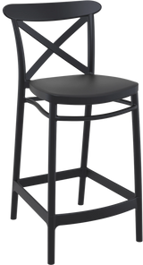 FL Crossback Hospitality Outdoor Counter Stool