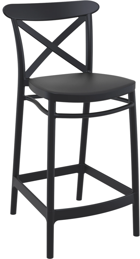 FL Crossback Hospitality Outdoor Counter Stool