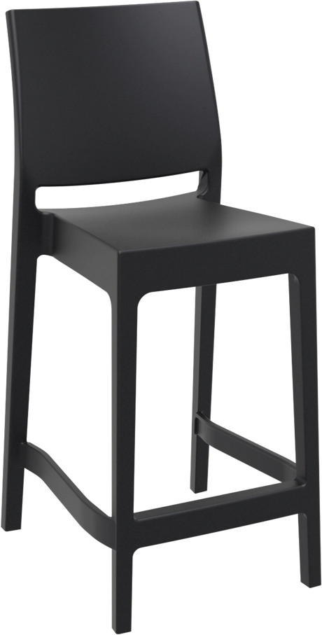 FL Maya Hospitality Outdoor Stackable Counter Stool