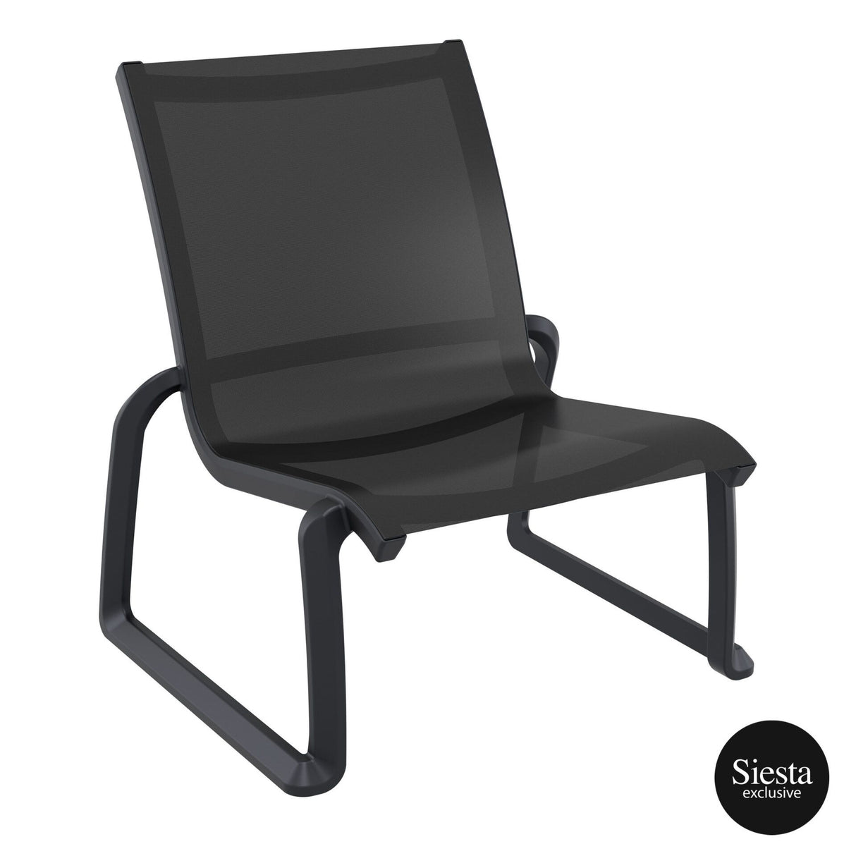 FL Pacific Hospitality Outdoor Stackable Lounge Chair
