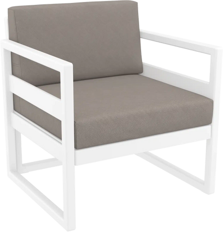 FL Mykonos Hospitality Outdoor Lounge Armchair with Cushion