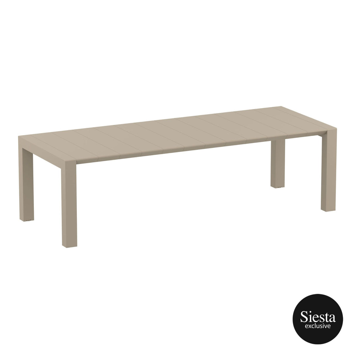 FL Vegas 8 Seater Hospitality Outdoor Extendable Dining Table with Air Chair