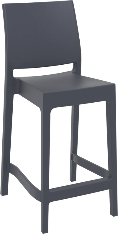FL Maya Hospitality Outdoor Stackable Counter Stool