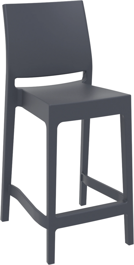 FL Maya Hospitality Outdoor Stackable Counter Stool